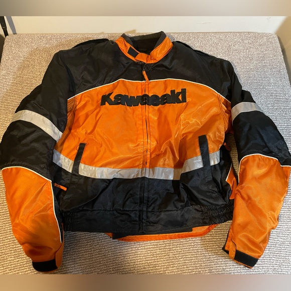 kawasaki Other - Vintage kawasaki motorcycle riding jacket